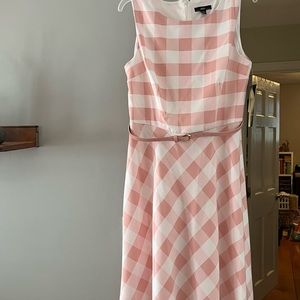 R&K pink checkered dress